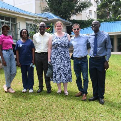 The ED hosted Prof. Vincent Marconi  from Emory University at the Mulago ISS Clinic